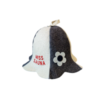 Votre marque, votre style : Chapeau de sauna personnalisé en feutre de pure laine, couleurs Pantone, pour la banya russe et le spa finlandais