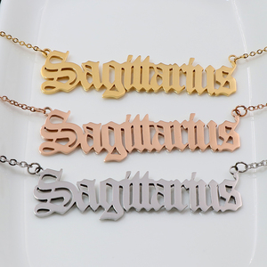 Collana Oroscopo Gioielli Segno Zodiacale Sagittario Collana Personalizzata in Argento Oro Oro Rosa 12 Segni Zodiacali per Regalo di Compleanno - Product Image 5