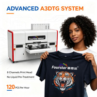 Imprimante DTG semi-automatique pour t-shirts, nouvelle machine d'impression avec tête d'impression I3200, encre DTF écologique de haute qualité, vente chaude