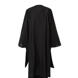 Túnica de Graduación Jing Zherui Negra Unisex para Adultos, Uniforme Escolar de Tela Tejida para Estudiantes Masculinos y Femeninos - Product Image 1