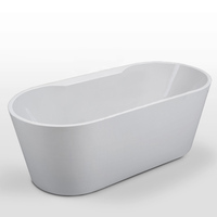 Baignoire de spa sur pied Mini baignoire de luxe Vente égouttoir en acrylique Design moderne BESMA B-7108 Garantie de 3 ans 1.7m