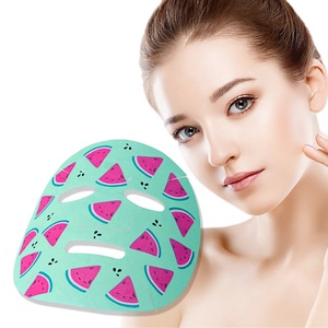 Pasokan pabrik masker lembaran wajah pola cetak semangka lucu kustom - Product Image 2
