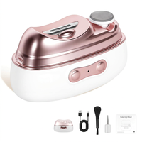 Coupe-ongles électrique 4-en-1 rechargeable avec lime à ongles, polisseuse et lumière UV