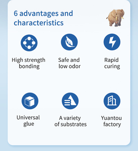 YJJ309 GUOELEPHANT 502 Adhesivo Instantáneo de 5 Segundos de Secado Rápido para Metal Transparente de Alta Resistencia - Product Image 5