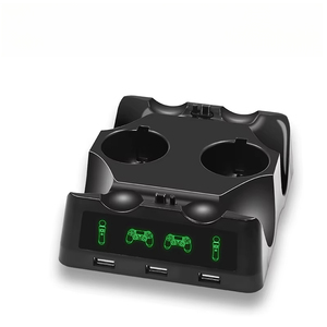 Station d'accueil 4 en 1 pour Playstation 4 PS4 <span class=keywords><strong>PSVR</strong></span> VR <span class=keywords><strong>Move</strong></span> Quad Charger pour Play Station 4 <span class=keywords><strong>MOVE</strong></span> Controller - Product Image 2
