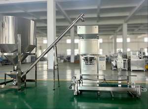 เครื่องบรรจุภัณฑ์กึ่งอัตโนมัติ 5กก. 25กก. 30กก. 50กก. สำหรับข้าว ถั่ว ข้าวสาลี ธัญพืช อาหารสัตว์ ถั่วลิสง เครื่องบรรจุผง - Product Image 5