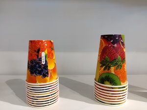 แก้วกระดาษพิมพ์ลายตามสั่ง ขนาดพิเศษ ผลิตในเวียดนาม พร้อมเคลือบด้านใน ผนังลูกฟูกเดี่ยว/คู่ ใช้แล้วทิ้ง รับผลิตแบบ OEM/ODM - Product Image 5