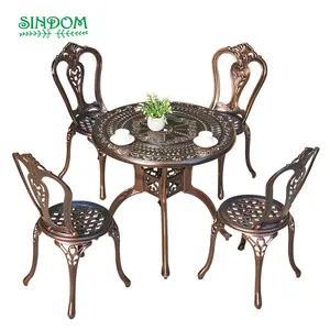 Ensemble Table et chaises de jardin rond en métal, meilleure vente