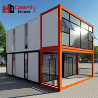 Maison modulaire Cammi House à 2 étages, détachable, en conteneur, préfabriquée, villa résidentielle, école familiale, moderne, durable, garantie 5 ans