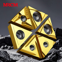 Outil de tournage triangulaire en céramique métallique MRCM Tnmg160404, insert de tournage en céramique métallique, insert CNC