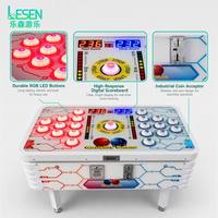 Table de jeu d'arcade Whack-a-Mole LED pour deux joueurs, avec marteau interactif, pour la vitesse et les réflexes, Naughty Bean, équipement pour enfants