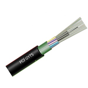 Cable <span class=keywords><strong>de</strong></span> Comunicación <span class=keywords><strong>de</strong></span> Fibra Óptica Monomodo para Exteriores FCJ OPTO TECH, GYTS/GYTA OPGW PBT, Cobre Trenzado, G652D/G657A1/A2 - Product Image 1