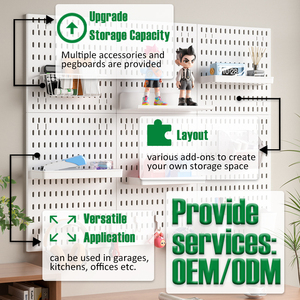 Günstige Peg board Wall Organizer Peg board Kombination Peg board Sets für Wall Organizer - Product Image 4