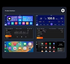 Lecteur MP5 auto 6,8 pouces haute qualité, autoradio double USB, carte TF, CarPlay sans fil, Bluetooth, radio multimédia - Product Image 4