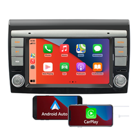 Système multimédia de voiture sans fil avec écran de 7 pouces, Carplay Android Auto WiFi pour Fiat Boyue 2008-2013, lecteur multimédia de voiture Android