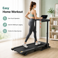 Caminadora Plegable K-FIT GSTK-4000 con 3 Niveles de Inclinación, 12KMH, Motor de 2HP, Música Bluetooth, Sensor de Pulso y Pantalla LED para Ejercicio en Casa