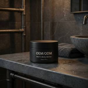 Beurre corporel pour hommes en gros OEM/ODM, marque privée, bois de santal et cèdre, hydratant profond non gras pour hommes - Product Image 2