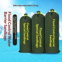 Sacs de sable anti-inondation de la marque Dinghong, prévention des inondations, usage domestique, imperméables, pour la lutte contre les incendies, en toile épaisse, absorption d'eau.
