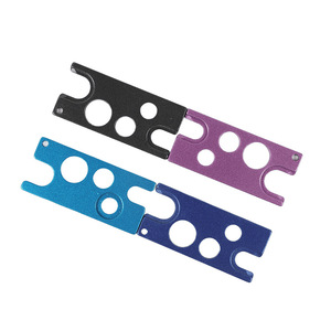 Multi Functional Oil Bottle Opener Metal U Shape Tool For Essential Oil Dispensing Pink Purple Color - Product Image 2