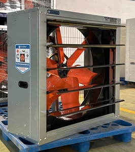 Ventilador Axial Industrial de Extracción, 900mm, Acero Galvanizado, 470rpm, Rodamiento de Manguito, Eléctrico, 380V, Color Gris, Independiente, OEM - Product Image 1