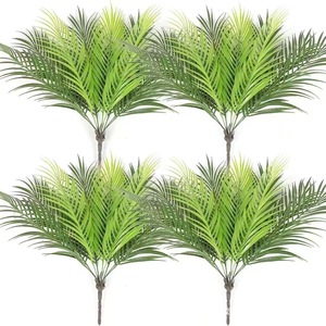 Hojas de Palma Areca Artificiales Ruyin de 10cm-30cm, Ramo Decorativo para Decoración de Paredes y Bodas - Product Image 1