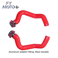 Kit de manguera de inducción de aire frío rojo para BMW M8 M5 F90 F91 F92 F93 6ply 7MM de espesor