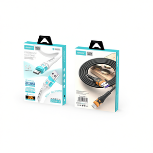 Cable de Datos de Silicona Ansty 5A Micro USB Tipo C Blanco Modelo Z-036-A - Product Image 1