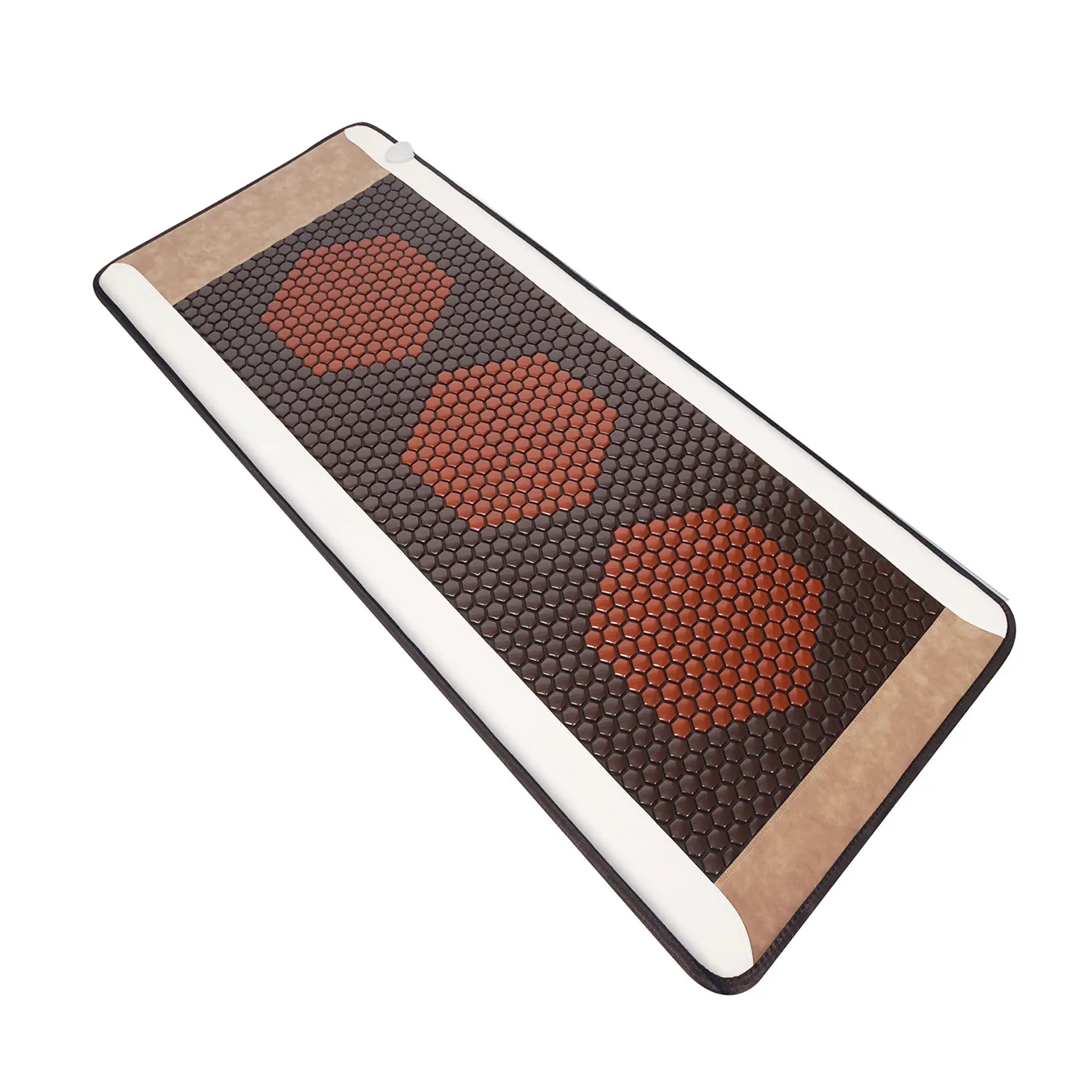 Korea Style Germanium Far Infrared Rays Thermal Healthcare Therapy Acupressure Tourmaline Heating Stone Mat