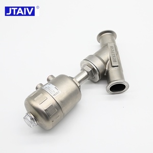 JTAIV JZFCK-16P/R Válvula de Asiento Angular Personalizada de 80mm, Acero Inoxidable 304/SS316, 1/2'', 2 Vías, Abrazadera de Instalación Rápida, Neumática, PTFE - Product Image 2