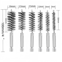 Brosse métallique industrielle de gros pour le polissage et le détartrage, outil de nettoyage multi-diamètres pour tubes