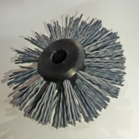 Brosses rondes en nylon abrasif, brosse Picote pour le nettoyage des revêtements des canalisations d'égouts