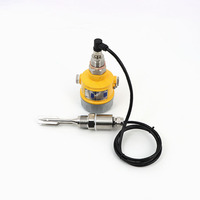 Sonde en acier inoxydable 316 boîtier en alliage d'aluminium 10m sortie de relais de câble IP65 conception d'avertissement jaune niveau de Type fendu
