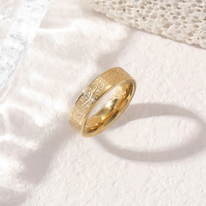 Bague <span class=keywords><strong>Mylove</strong></span> pour Femme, Tendance, en Acier Inoxydable, Arabe Musulmane, Religieuse, Coran, Islam, Vente en Gros Anillos de Acero - Product Image 4