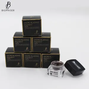 Biomaser paste tattoo ink, permanent make-up microblading pigment, kosmetische hand farbe