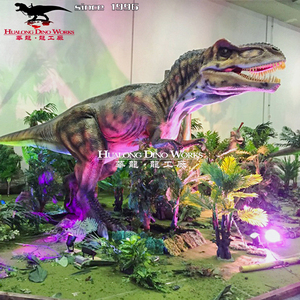 Zigong Dinosauro Fornitore <span class=keywords><strong>di</strong></span> Dinosauro Gomma <span class=keywords><strong>di</strong></span> Silicone a Grandezza naturale T rex Dinosauro - Product Image 1