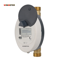 Compteur d'eau ultrasonique de haute précision et durable, fournisseur chinois, qualité DN15-DN40 R400/R250, laiton, IP68, RS485 Modbus LoRaWAN