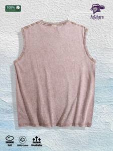 Chaleco Hellstar Path to Paradise con Estampado Lavado, Almacén en EE. UU., 3 Colores, Camiseta sin Mangas de Algodón - Product Image 6