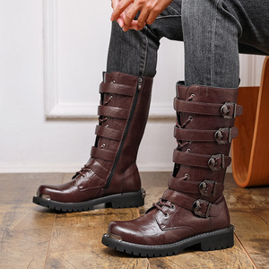 Botas de Motocicleta Retro de Estilo Palacio para Hombre, Talla Grande, Resistentes para las Cuatro Estaciones, 2026 - Product Image 3