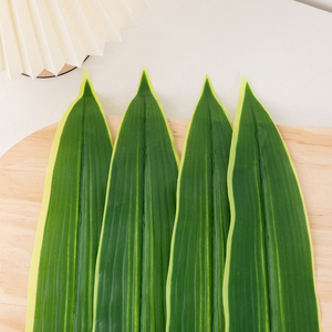 Piante artificiali decorazione della casa foglie panno di seta piante verdi decorazioni per feste fatte a mano - Product Image 6
