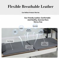 Cadillac de Pilates de Luxe Esthétique Blanc Peint 3-en-1 avec 60 Couleurs de Cuir Microfibre pour la Thérapie Physique