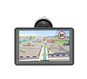 Tela de toque hd de 7 "256mb 8g, gps de navegação com mapas gratuitas, wince 6.0, navegação gps para caminhão, carro, navegador gps