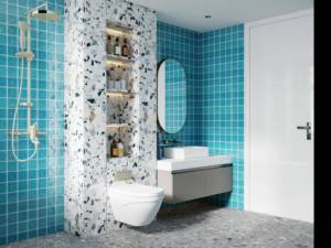 Azulejos de Cerámica Mosaico Marroquíes <span class=keywords><strong>Jordan</strong></span> de Conejo Blanco - Ecológicos y Resistentes al Agua para Dormitorio, Hotel y Baño - Product Image 5