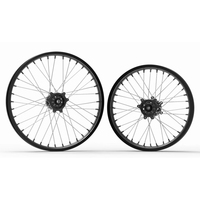 Ensemble de roues arrière à rayons en aluminium CNC entièrement personnalisé avec moyeu 19 21 pouces pour moto électrique Surron Ultra Bee tout-terrain Enduro