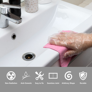 Lavabo Suspendu <span class=keywords><strong>de</strong></span> Salle <span class=keywords><strong>de</strong></span> Bain <span class=keywords><strong>de</strong></span> Qualité Supérieure, Meuble Vasque <span class=keywords><strong>de</strong></span> Salle <span class=keywords><strong>de</strong></span> Bain une Pièce, Couleur Noire, Prix <span class=keywords><strong>de</strong></span> Gros - Product Image 6