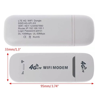 Módem USB 2.0 Inalámbrico LTE 4G con Punto de Acceso WiFi Interno, Garantía de 12 Meses, en Stock para PC