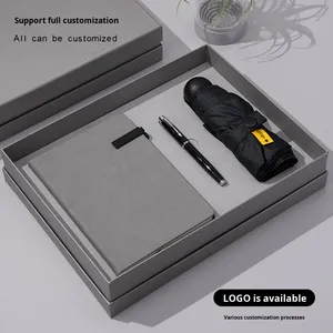 High-end Business <b>Notebook</b> Gift <b>Set</b> with Custom logo Thermos Cup & Umbrella for Corporate Events Meetings Ideal Gift for Clients - Product Image 5