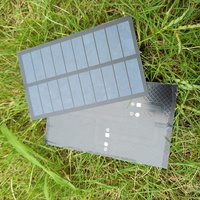 Le jardin polycristallin de panneau solaire de la Chine allume 300mA tout l'ANIMAL FAMILIER noir stratifié 1.5W 5V 19%-20% efficacité petit module solaire de CC