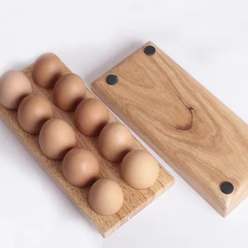 Fabrik Direkt verkauf Holz Ei Lager regal Eier ablage