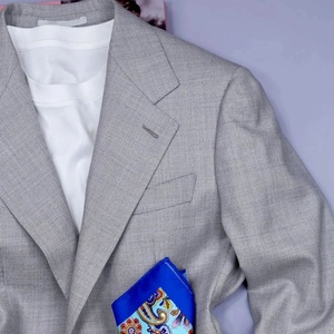 Blazer para Hombre Stylbiella, Tela Italiana Super 130s, Chaqueta de Un Solo Pecho, <span class=keywords><strong>Traje</strong></span> de Lujo Informal de Negocios, Abrigo para <span class=keywords><strong>Boda</strong></span> con Cierre de Botones - Product Image 3