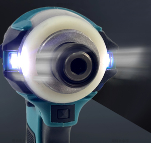 브러시리스 리튬 이온 임팩트 드라이버 목공 건축용 LED 조명이있는 3 단 임팩트 드릴링 도구 세트 - Product Image 2